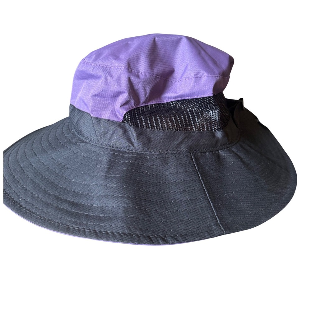 Scala Purple Black Trail Hat Mesh Sides‎ UPF 50+ Sun Protection C883-ASST NWT